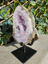 Load image into Gallery viewer, Amethyst Two tone dual colour on stand from Brazil - High Grade - statement crystal
