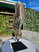 Load image into Gallery viewer, Amethyst on stand from Brazil - High Grade - statement crystal

