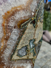 Load image into Gallery viewer, Amethyst on stand from Brazil - High Grade - statement crystal
