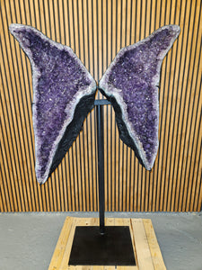 Amethyst Angel Butterfly Purple wings high quality Huge 1.46M High