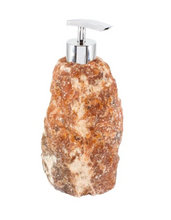 Load image into Gallery viewer, CRYSTAL SOAP DISPENSERS ROSE QUARTZ / AVENTURINE / QUARTZ / SODALITE / CALCITE
