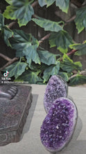 Load and play video in Gallery viewer, Ganesha carving symbol of luxury Sculpture from Ruby Corundum and kyanite
