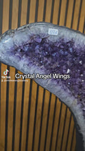 Load and play video in Gallery viewer, Amethyst Butterfly wings Huge 1.6 Metre High - Statement Crystals - huge crystals
