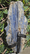 Load and play video in Gallery viewer, Blue Kyanite on custom made stand - The Face
