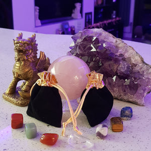 Infinite Energy Chakra Crystal Set Supplied In Luxury Velvet Pouch