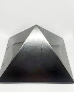 Shungite Polished Pyramid - 15cm / 150mm Extra Large 5G EMF Protection