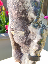 Load image into Gallery viewer, Rainbow Amethyst from Uruguay on stand - ARCO IRIS
