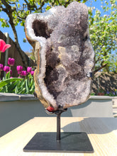 Load image into Gallery viewer, Rainbow Amethyst from Uruguay on stand - ARCO IRIS
