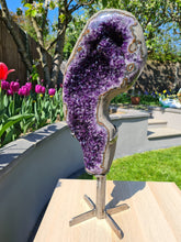 Load image into Gallery viewer, Amethyst on stand - Statement Crystal - Deep Purple - High quality - EROS
