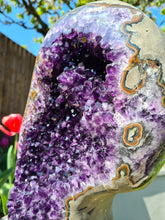 Load image into Gallery viewer, Amethyst on stand - Statement Crystal - Deep Purple - High quality - EROS
