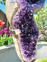 Load image into Gallery viewer, Amethyst on stand - Statement Crystal - Deep Purple - High quality - EROS
