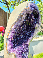 Load image into Gallery viewer, Amethyst on stand - Statement Crystal - Deep Purple - High quality - EROS
