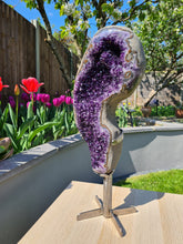 Load image into Gallery viewer, Amethyst on stand - Statement Crystal - Deep Purple - High quality - EROS
