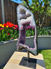 Load image into Gallery viewer, Amethyst on spinning stand - Large Crystal - Pico Do Cristal
