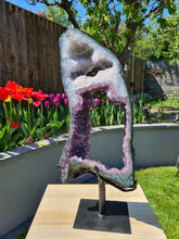 Load image into Gallery viewer, Amethyst on spinning stand - Large Crystal - Pico Do Cristal
