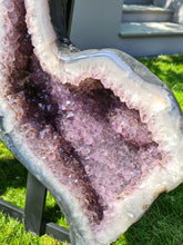 Load image into Gallery viewer, Amethyst Butterfly Angel wings with standing Crystal - APATURA IRIS
