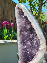 Load image into Gallery viewer, Amethyst Butterfly Angel wings with standing Crystal - APATURA IRIS

