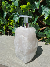Load image into Gallery viewer, CRYSTAL SOAP DISPENSERS ROSE QUARTZ / AVENTURINE / QUARTZ / SODALITE / CALCITE

