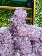 Load image into Gallery viewer, Amethyst with large Stalactite from Uruguay free standing - TITAN Active
