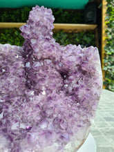 Load image into Gallery viewer, Amethyst with large Stalactite from Uruguay free standing - TITAN Active
