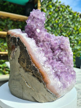 Load image into Gallery viewer, Amethyst with large Stalactite from Uruguay free standing - TITAN Active
