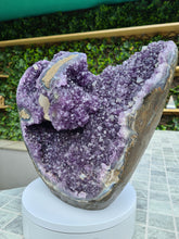 Load image into Gallery viewer, Amethyst from Uruguay with Calcite - VENUS FLOWER Active
