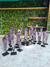 Load image into Gallery viewer, HUGE XL Amethyst Wand / Root on stand from Brazil AAA+ 500g to 650g
