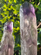 Load image into Gallery viewer, HUGE XL Amethyst Wand / Root on stand from Brazil AAA+ 500g to 650g
