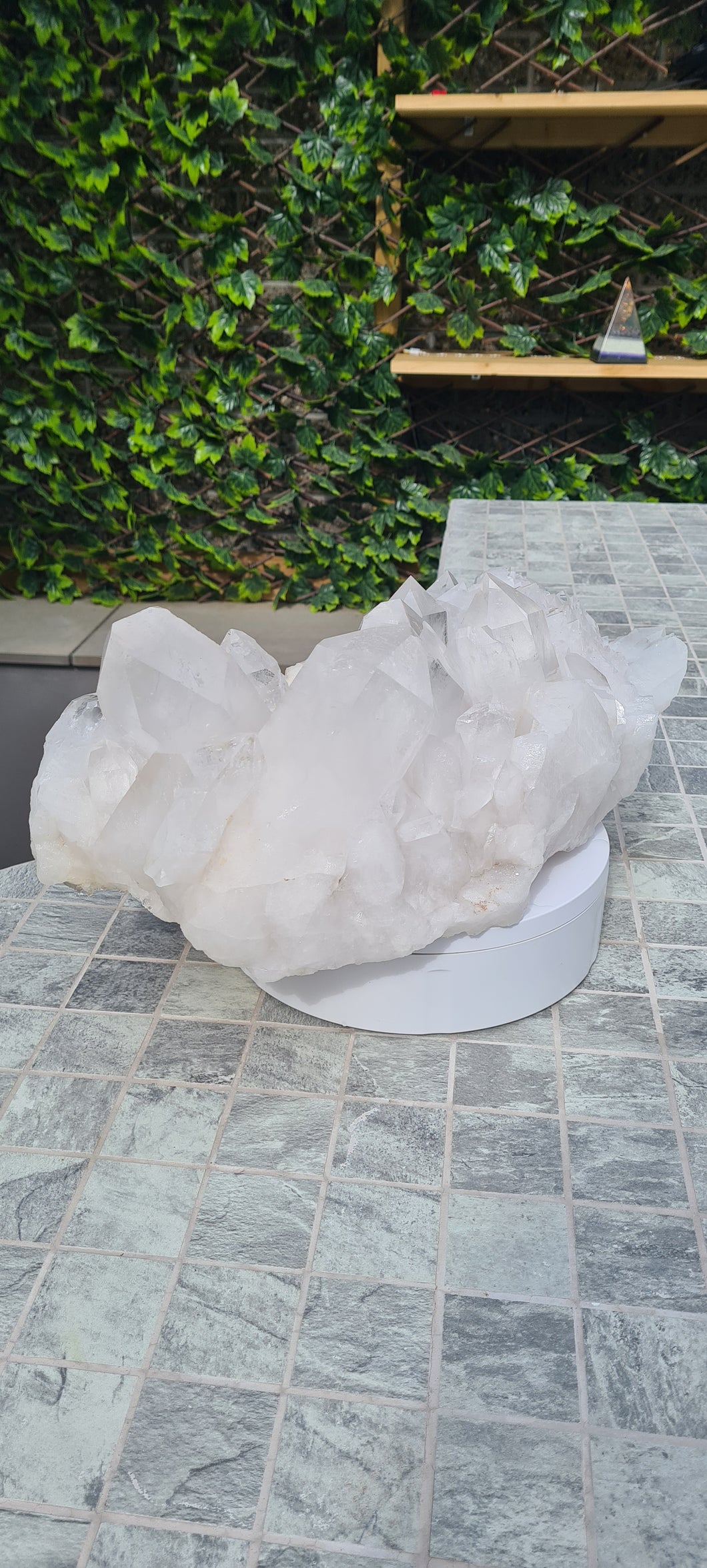 QUARTZ LEMURIAN QUARTZ CLUSTER RAW EXTRA LARGE