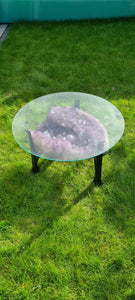 Amethyst Table with stand - Glass Included