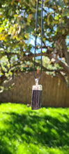 Load image into Gallery viewer, Black Tourmaline Raw Gold or Silver pendant
