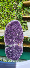 Load image into Gallery viewer, AMETHYST RAW STONE CUTBASE SELF STANDING

