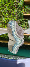 Load image into Gallery viewer, AMETHYST RAW STONE CUTBASE SELF STANDING
