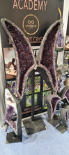 Load image into Gallery viewer, MALEFICENT WINGS AMETHYST WINGS STANDING 6FT TALL
