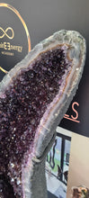 Load image into Gallery viewer, MALEFICENT WINGS AMETHYST WINGS STANDING 6FT TALL
