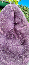 Load image into Gallery viewer, Amethyst from Uruguay ultra high grade ++ on stand

