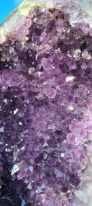 Amethyst Angel Wings Butterfly Wings on gold stand