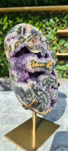 Amethyst rare from Uruguay Rainbow colours - Multi Dimensional - Coffee Bean or Pac Man