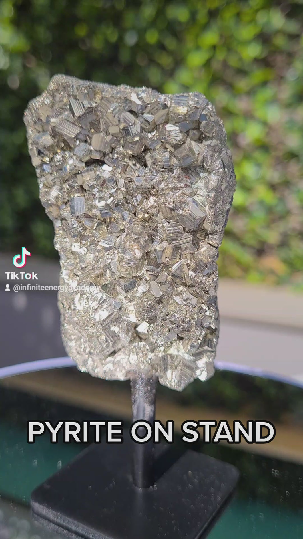 PYRITE ON STAND