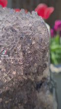 Load and play video in Gallery viewer, Rainbow Amethyst from Uruguay on stand - ARCO IRIS
