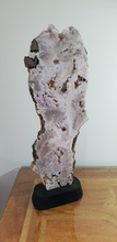 Load image into Gallery viewer, Pink Amethyst extra large tall standing with Hand made Stand
