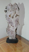 Load and play video in Gallery viewer, Pink Amethyst extra large tall standing with Hand made Stand
