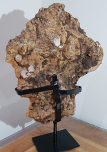 Load image into Gallery viewer, Pink Amethyst Druzy Slab with Hand made Stand
