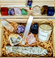 Load image into Gallery viewer, CRYSTAL HEALING CHAKRA GIFT BOX
