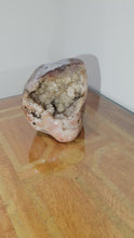 Load and play video in Gallery viewer, Pink Amethyst Coral Druzy Slab Geode
