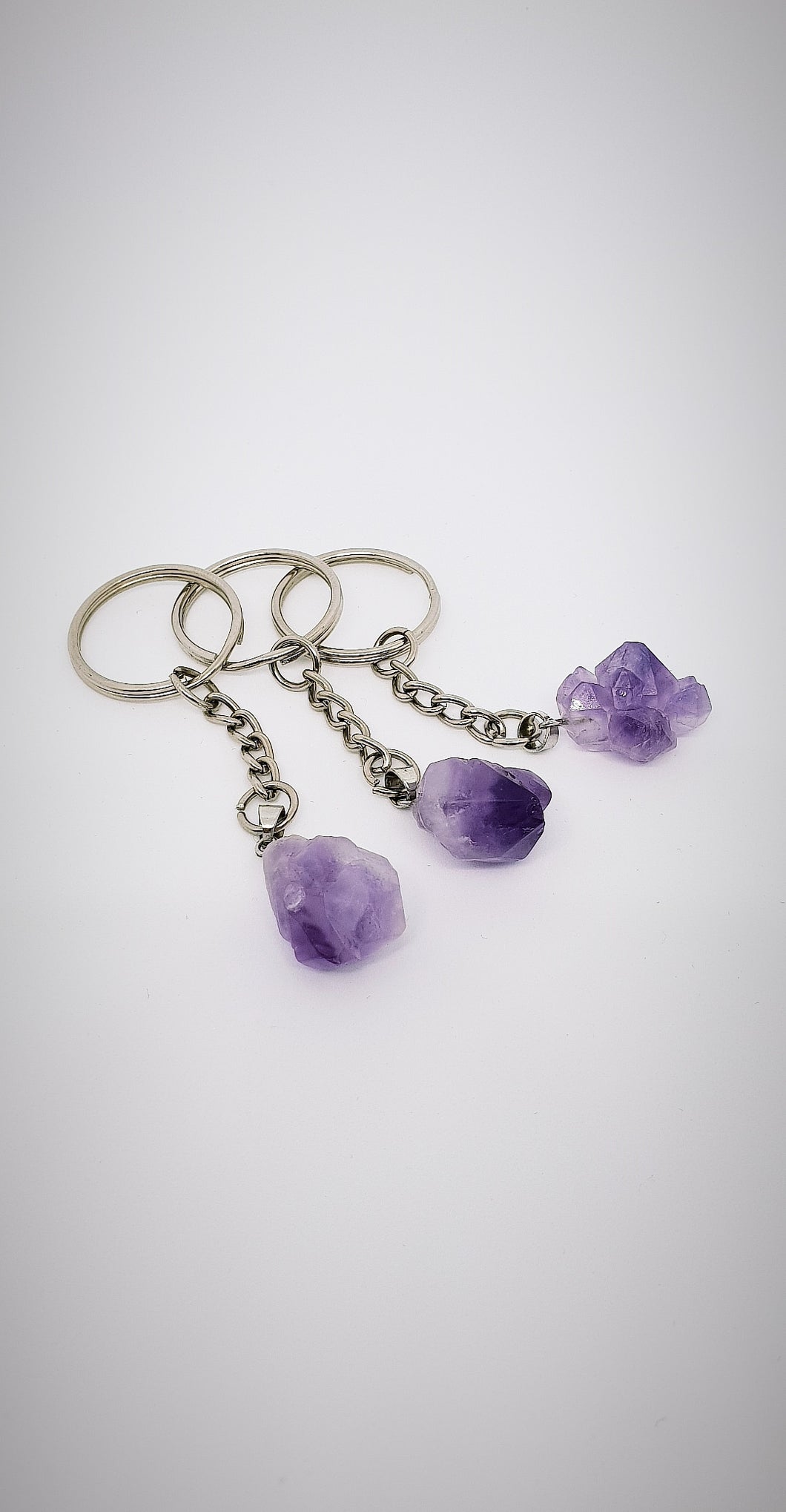 Infinite Energy Amethyst Keyring Keychain