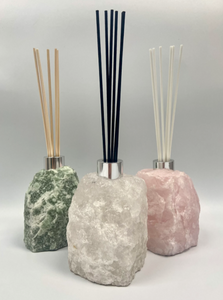 Crystal Reed diffuser Quartz Aventurine Rose Quartz Home Decor