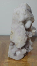Load and play video in Gallery viewer, Pink Amethyst Coral Druzy Slab Geode
