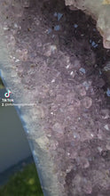 Load and play video in Gallery viewer, Amethyst Butterfly Angel wings with standing Crystal - APATURA IRIS
