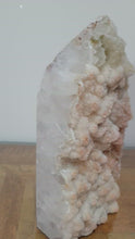 Load and play video in Gallery viewer, Pink Amethyst Coral Druzy Slab Geode
